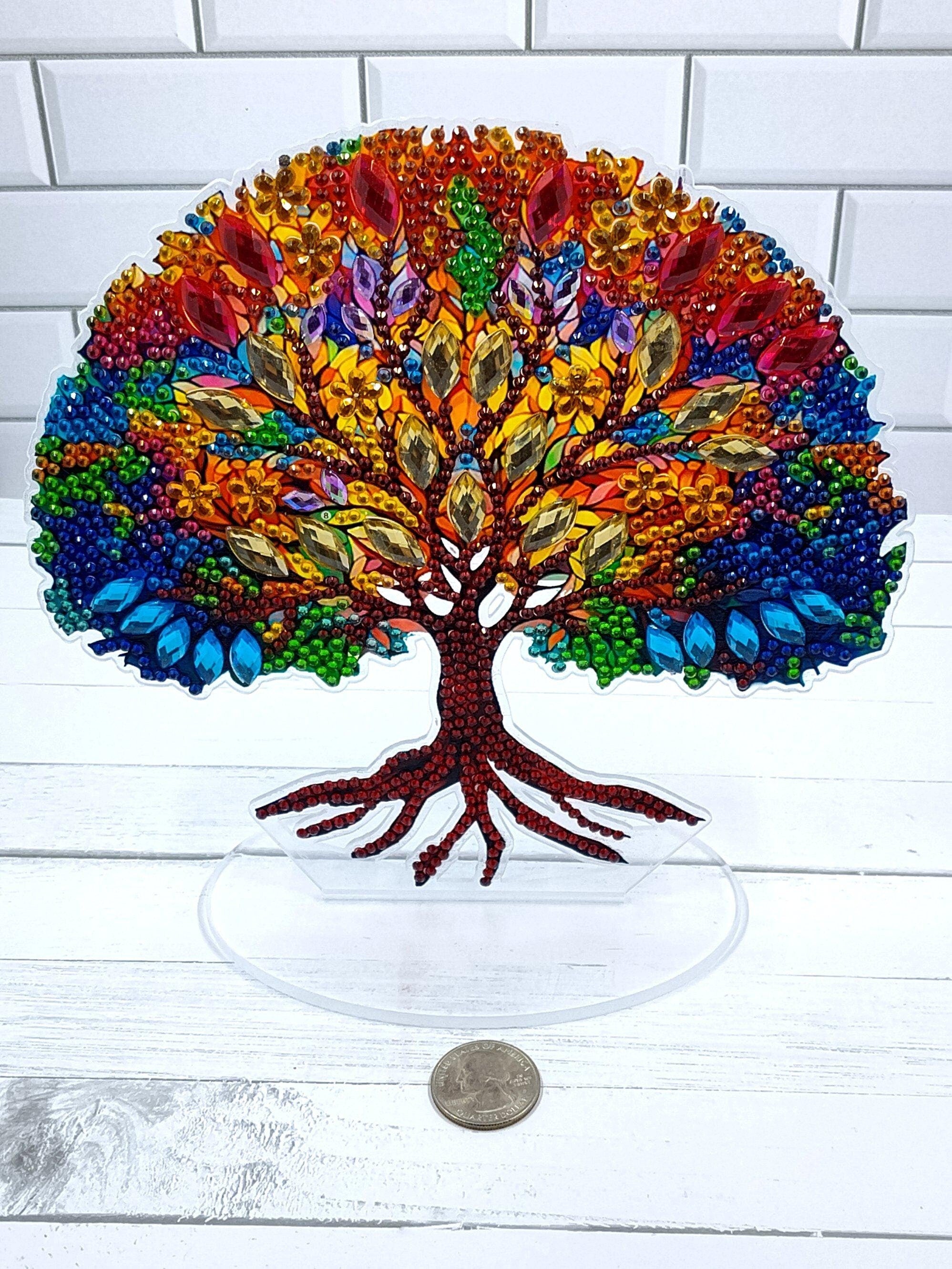 Crystal Tree of Life Table Decor, Bling Ornament