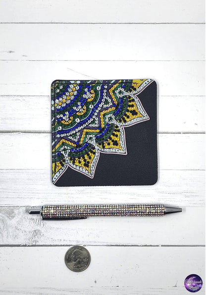 Blinged Flower Notebook Set, Journal, Pen, Bookmark JS01