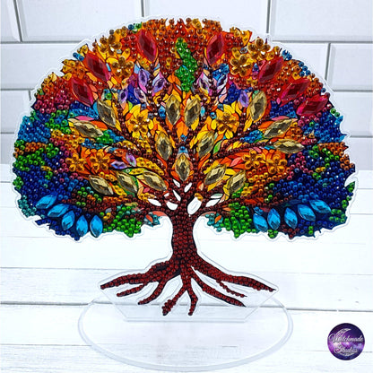 Crystal Tree of Life Table Decor, Bling Ornament