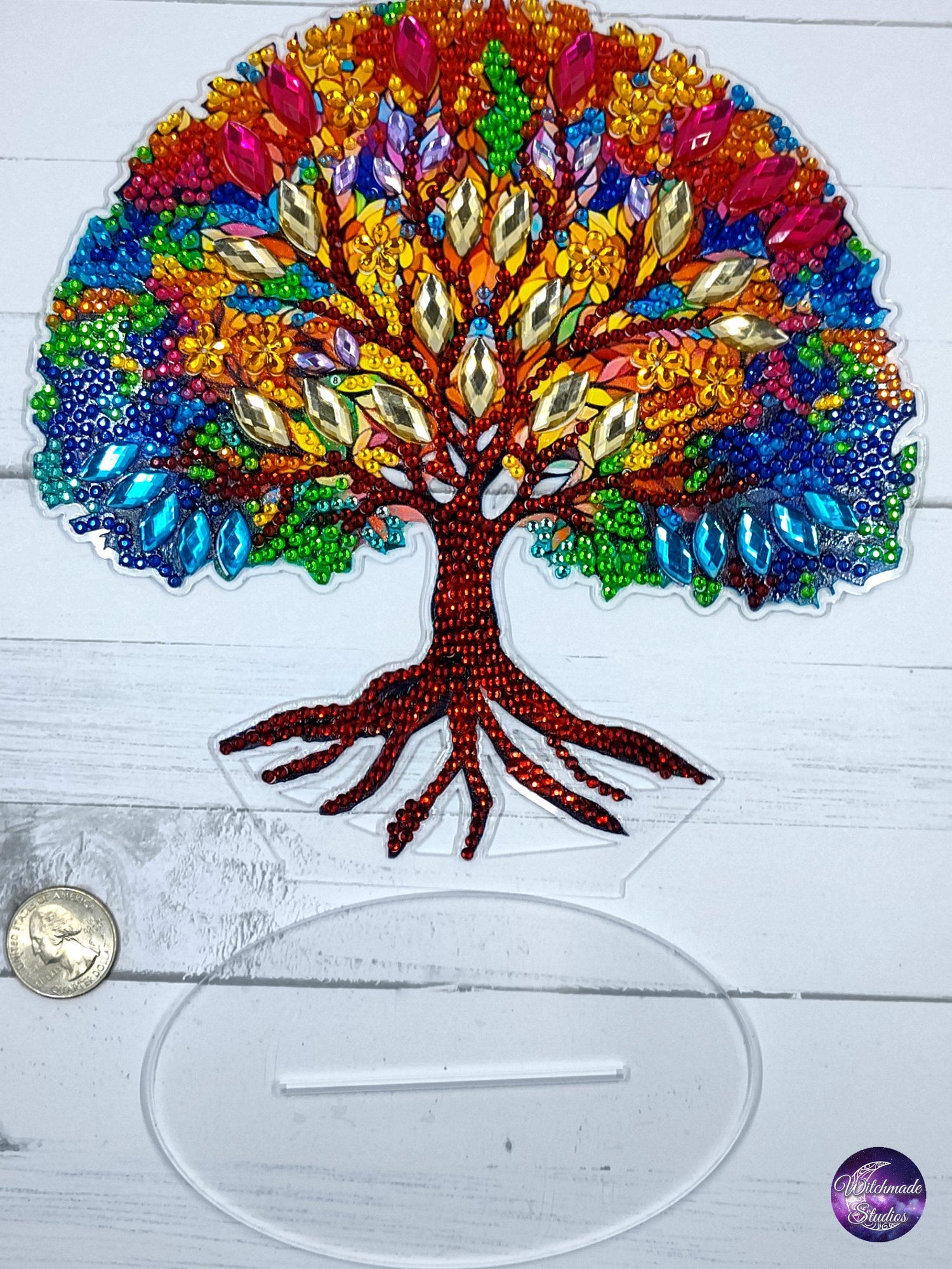 Crystal Tree of Life Table Decor, Bling Ornament