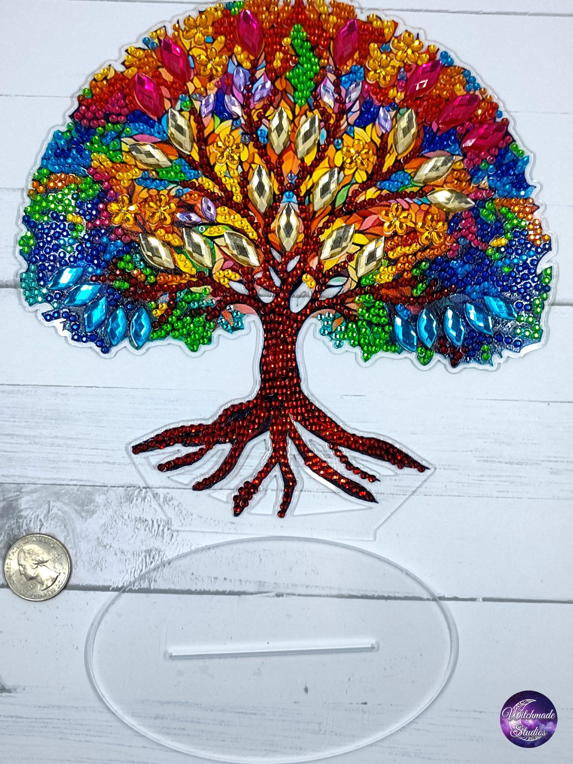 Crystal Tree of Life Table Decor, Bling Ornament