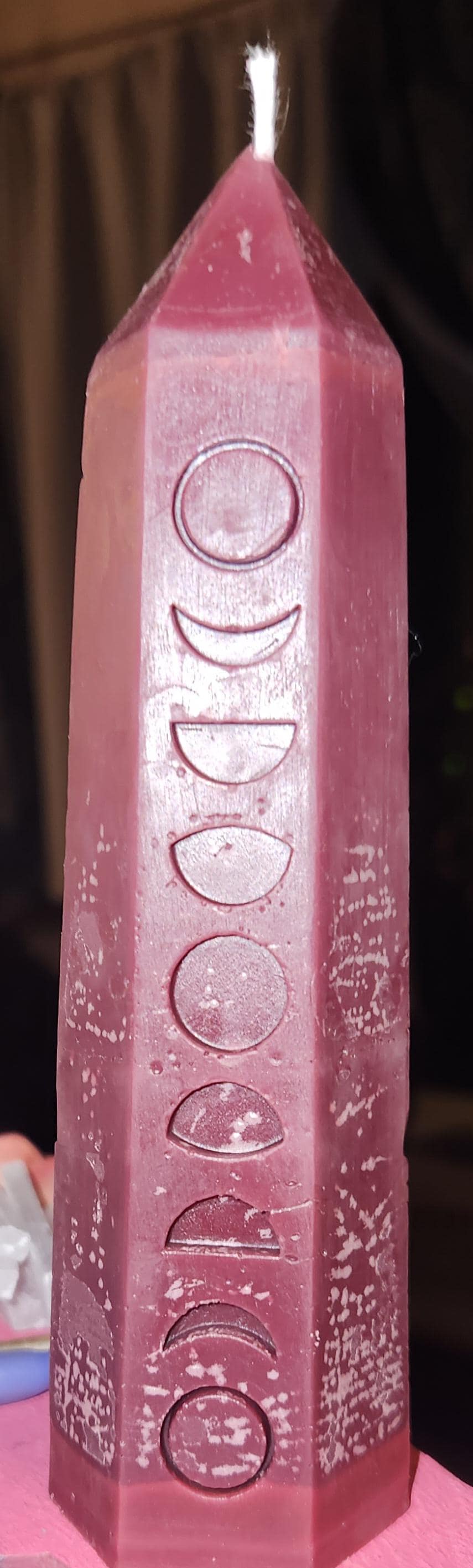 6inch moon phase candle