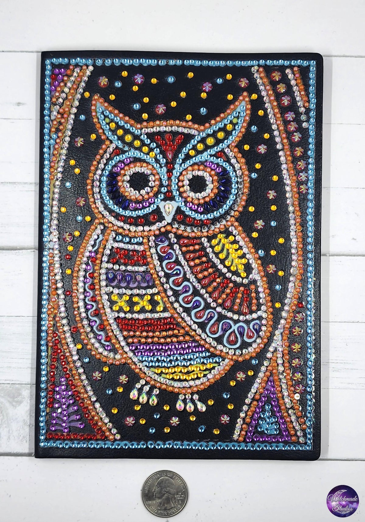 Owl Journal, Diamond Painting, Unlined Diary J15