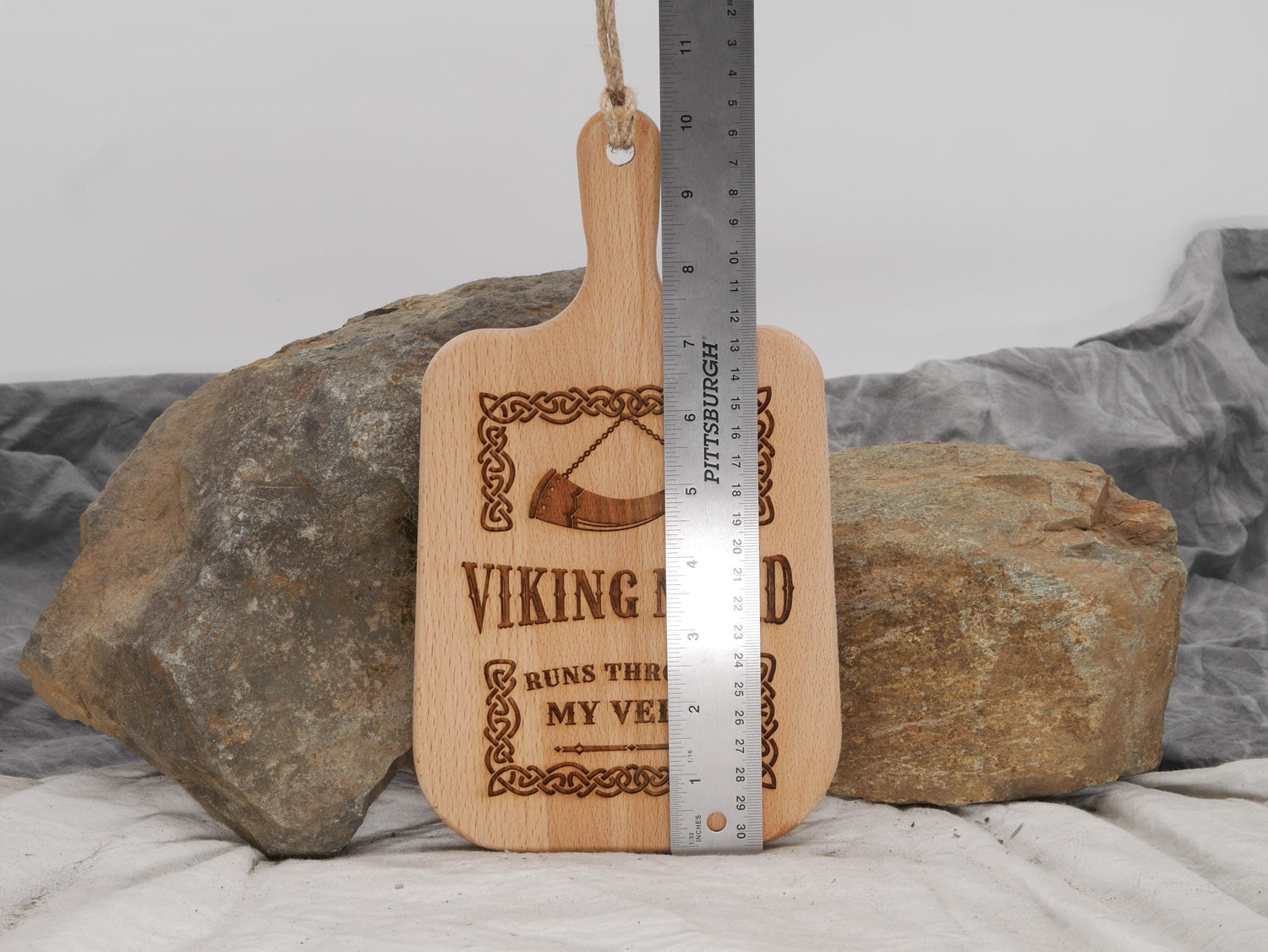 Viking Mead Runs Through My Veins Cutting Board - Norse Decor