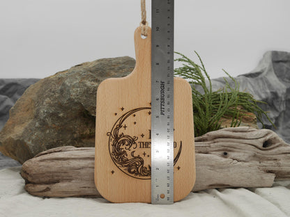 1692 They Missed One Wood Cutting Board: Witch Pagan Decor