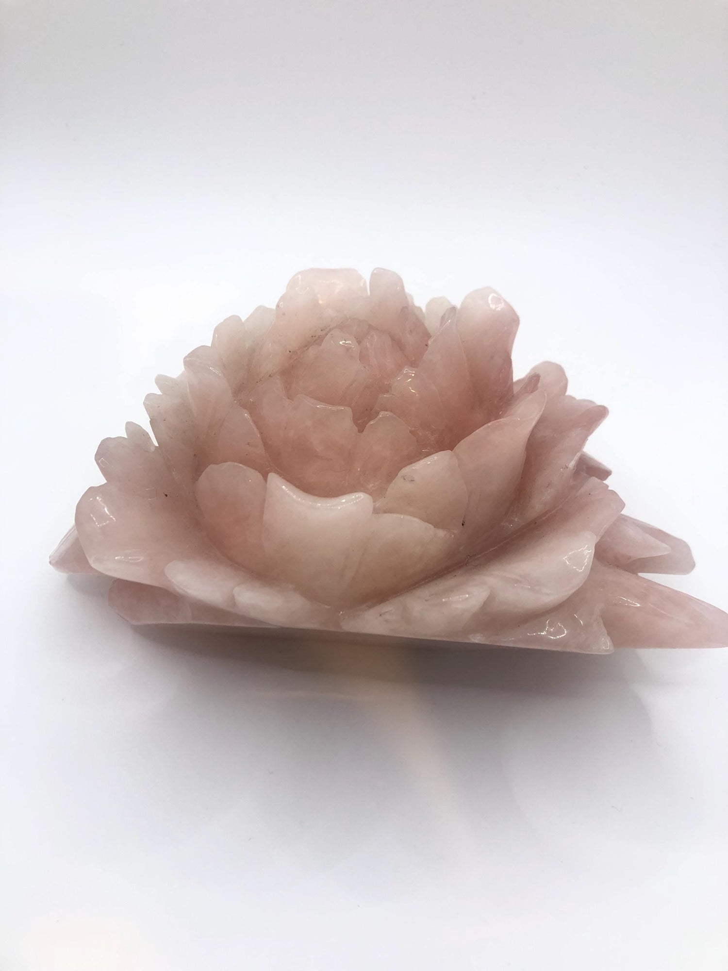 RARE Rose Quartz XL Flower