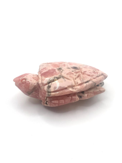 Rhodochrosite Carvings: Crystal Octopus, Turtle, Skull &amp; More