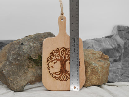 Tree of Life Wood Cutting Board: Pagan Kitchen Decor