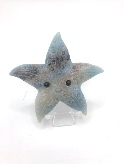 Trolleite Carvings: Ocean Scene, Bracelet, Palm Stone