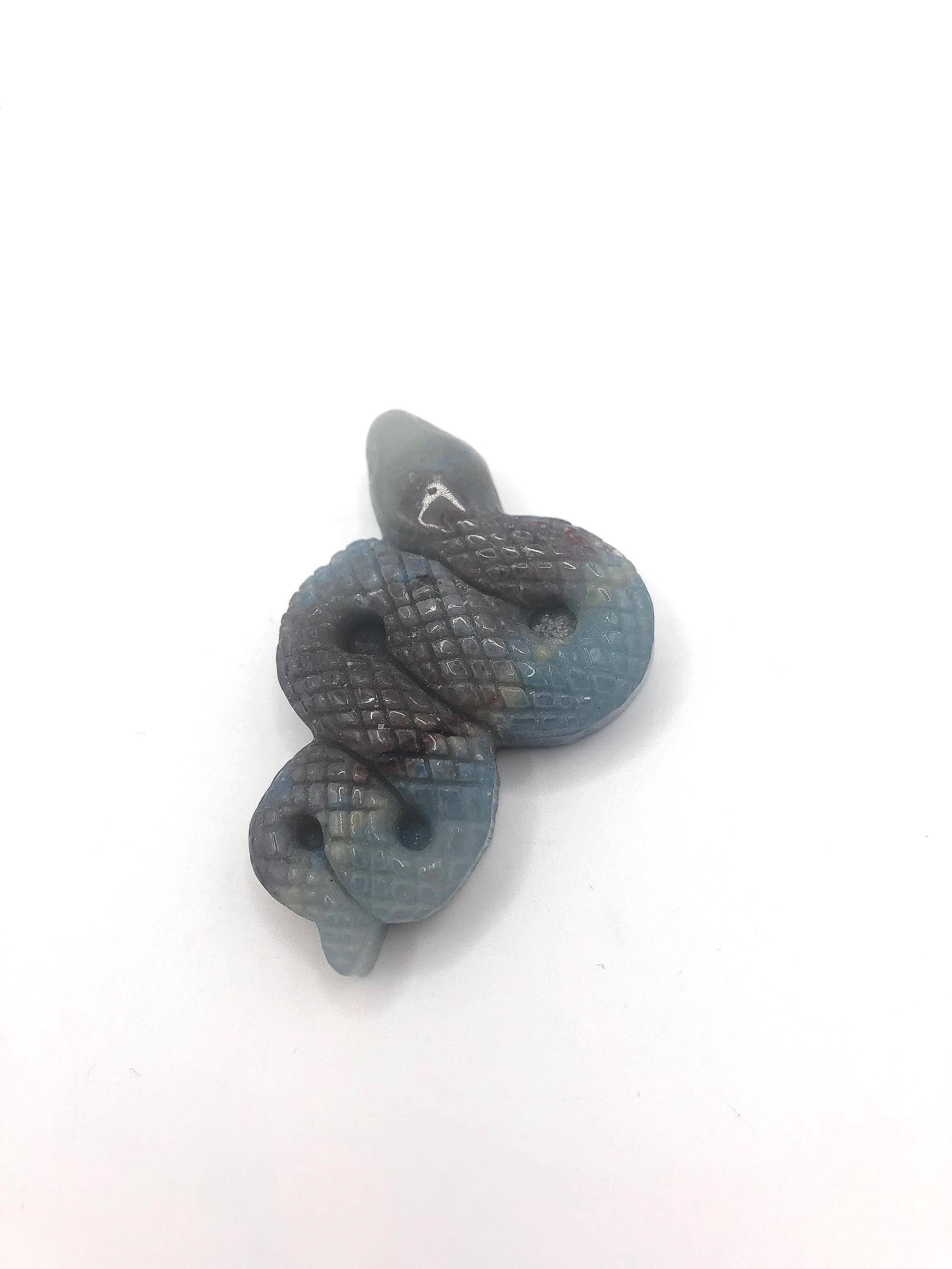 Trolleite Carvings: Ocean Scene, Bracelet, Palm Stone