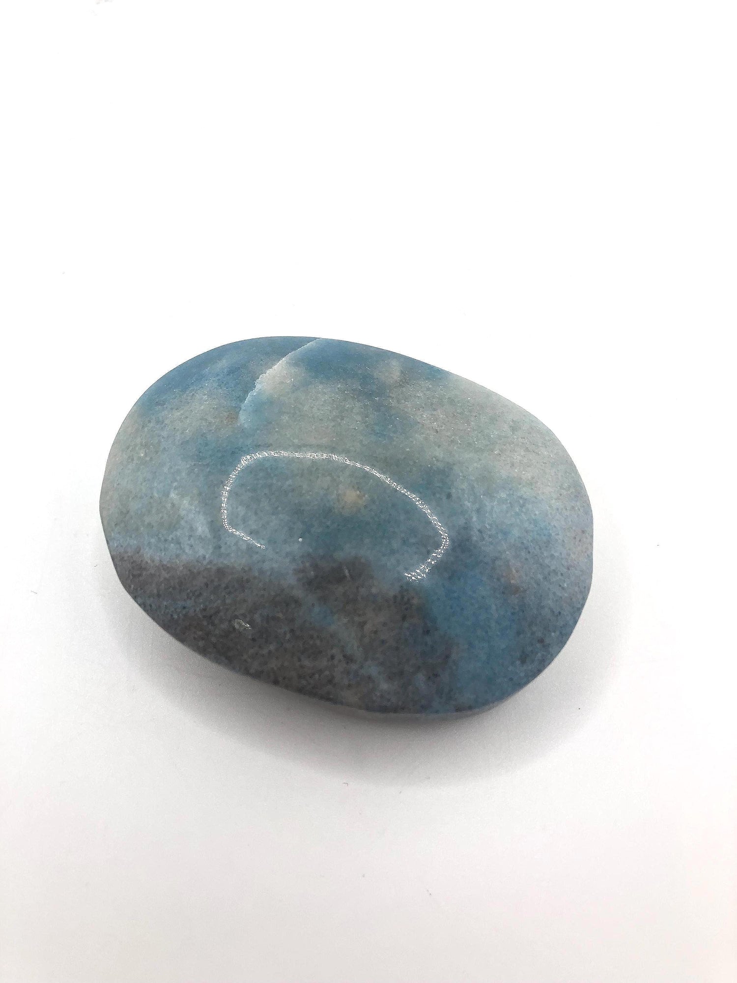 Trolleite Carvings: Ocean Scene, Bracelet, Palm Stone