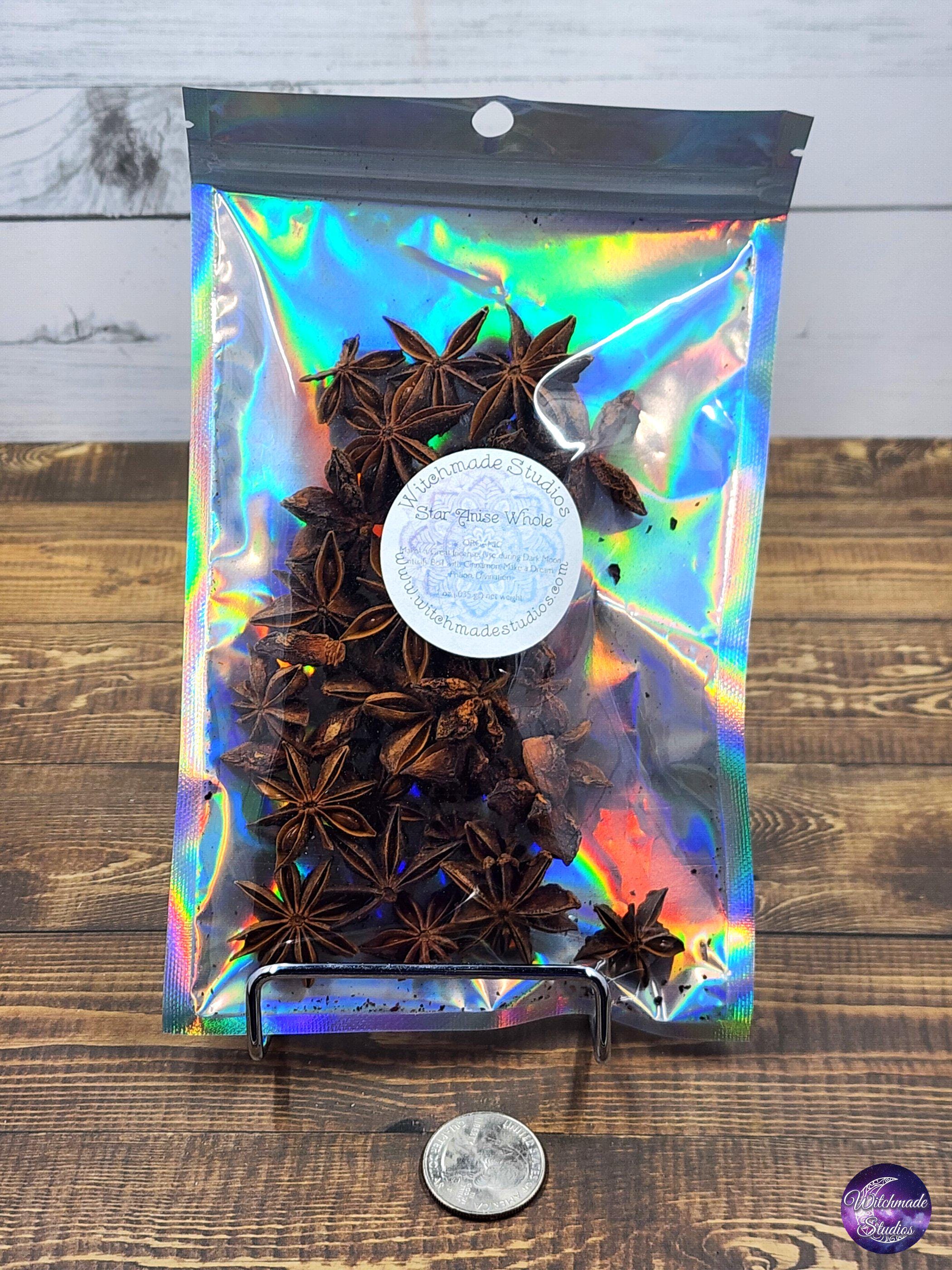 Star Anise, Whole, Incense, Dark Moon, Divination (1 oz)