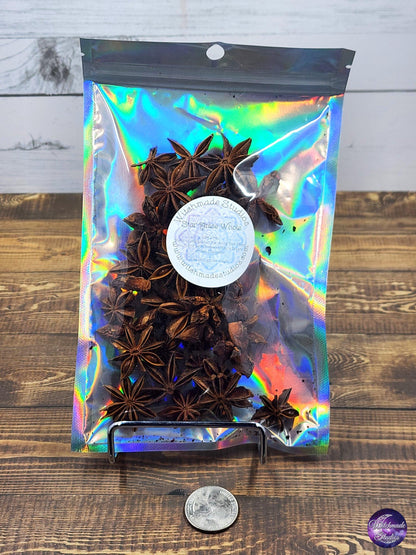 Star Anise, Whole, Incense, Dark Moon, Divination (1 oz)
