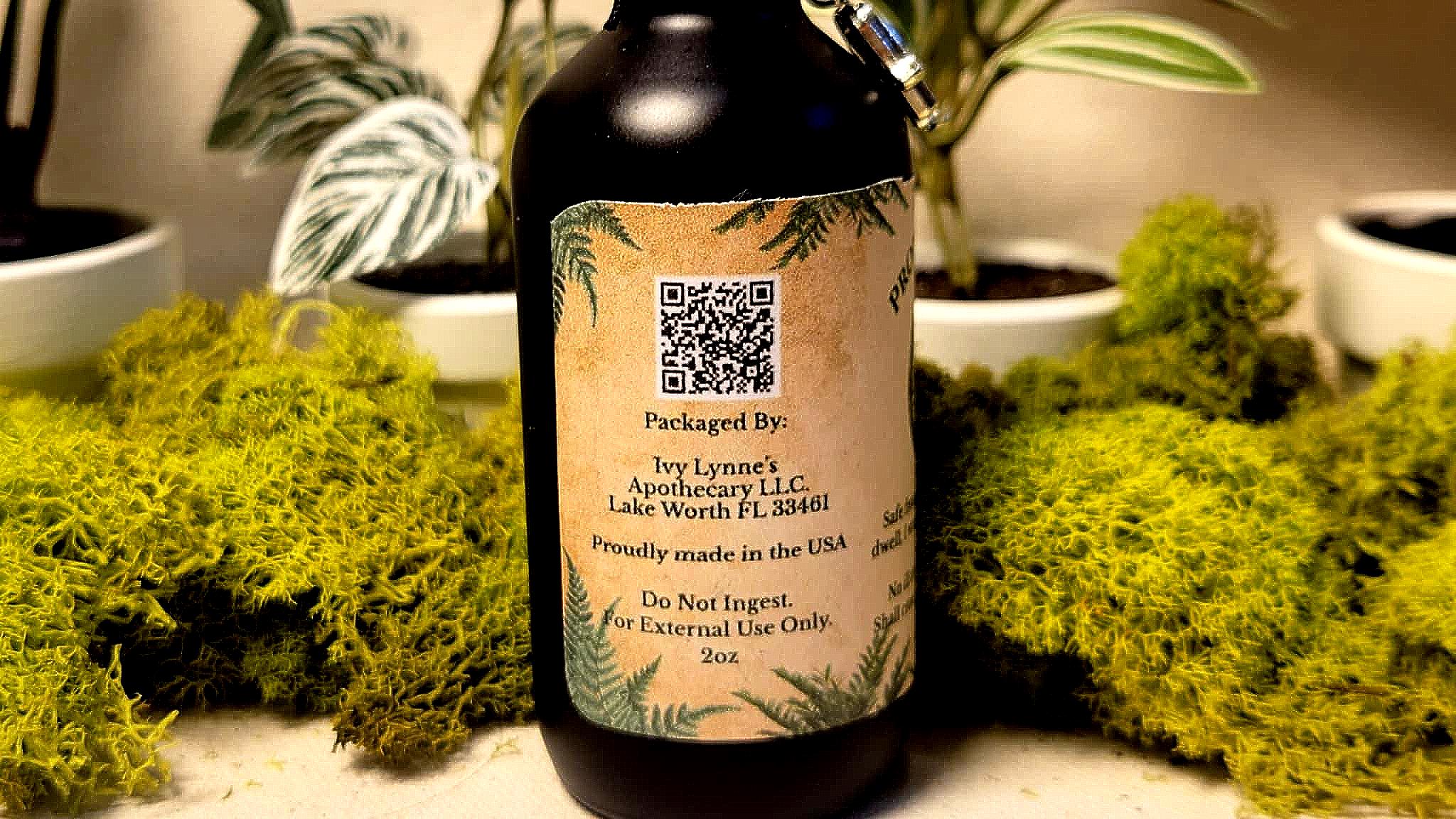 Energetic Protection Oil – Luxe Anointing Blend for Warding &amp; Ritual Use | Botanical + Crystal Infusion