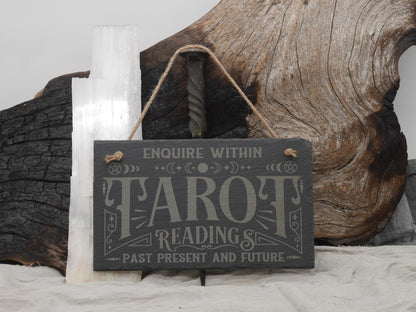 Slate Tarot Readings Sign: Witchy Wall Decor