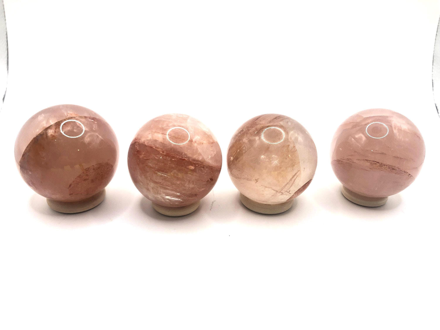 Rose/Fire Quartz Sphere
