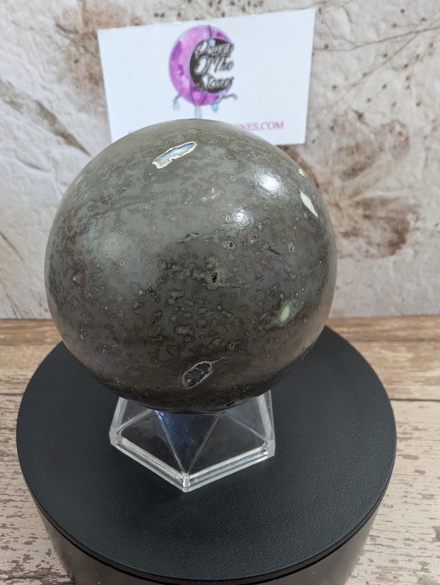 Amethyst Agate Geode sphere