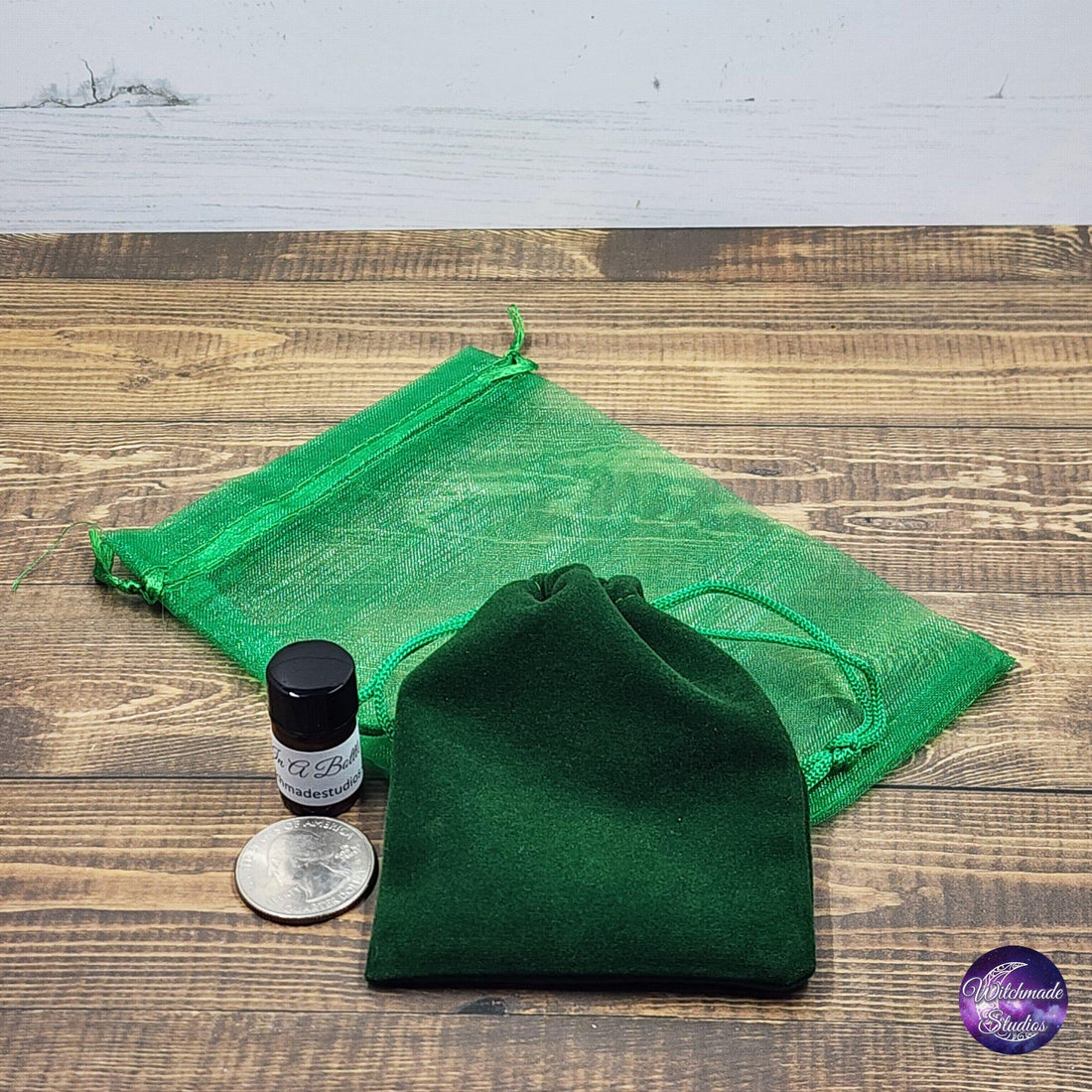 Magickal Money Mojo Bag, Abundance Spell Kit