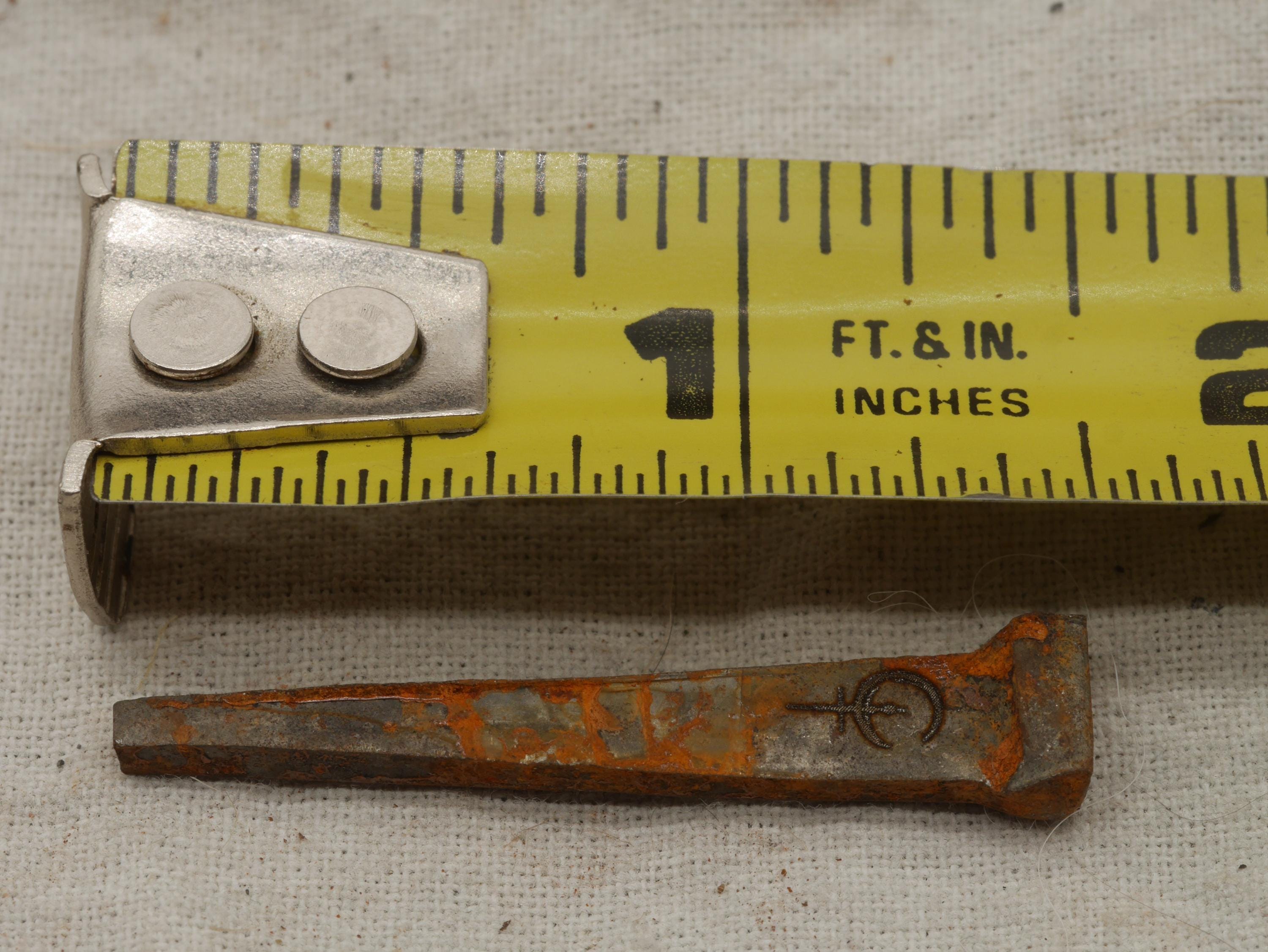 Rusty Coffin Nails Engraved With Lilith&amp;