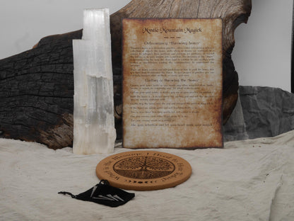 Coffin Nail Osteomancy Set: Tree of Life Divination Tools