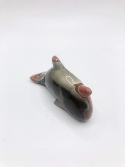 Polychrome Jasper Stone: Flat Stone, Egg &amp; Narwhal