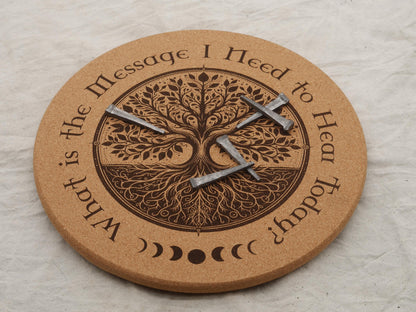 Coffin Nail Osteomancy Set: Tree of Life Divination Tools