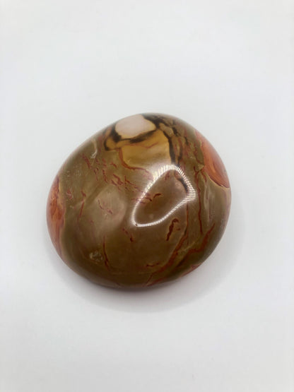 Polychrome Jasper Stone: Flat Stone, Egg &amp; Narwhal