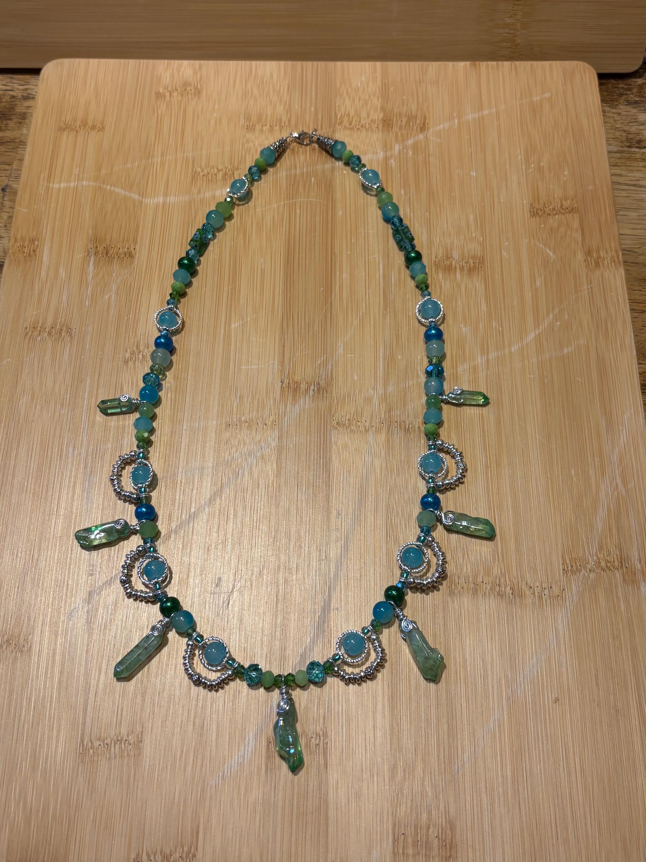 Land &amp; Sea - Handmade Beaded Necklace