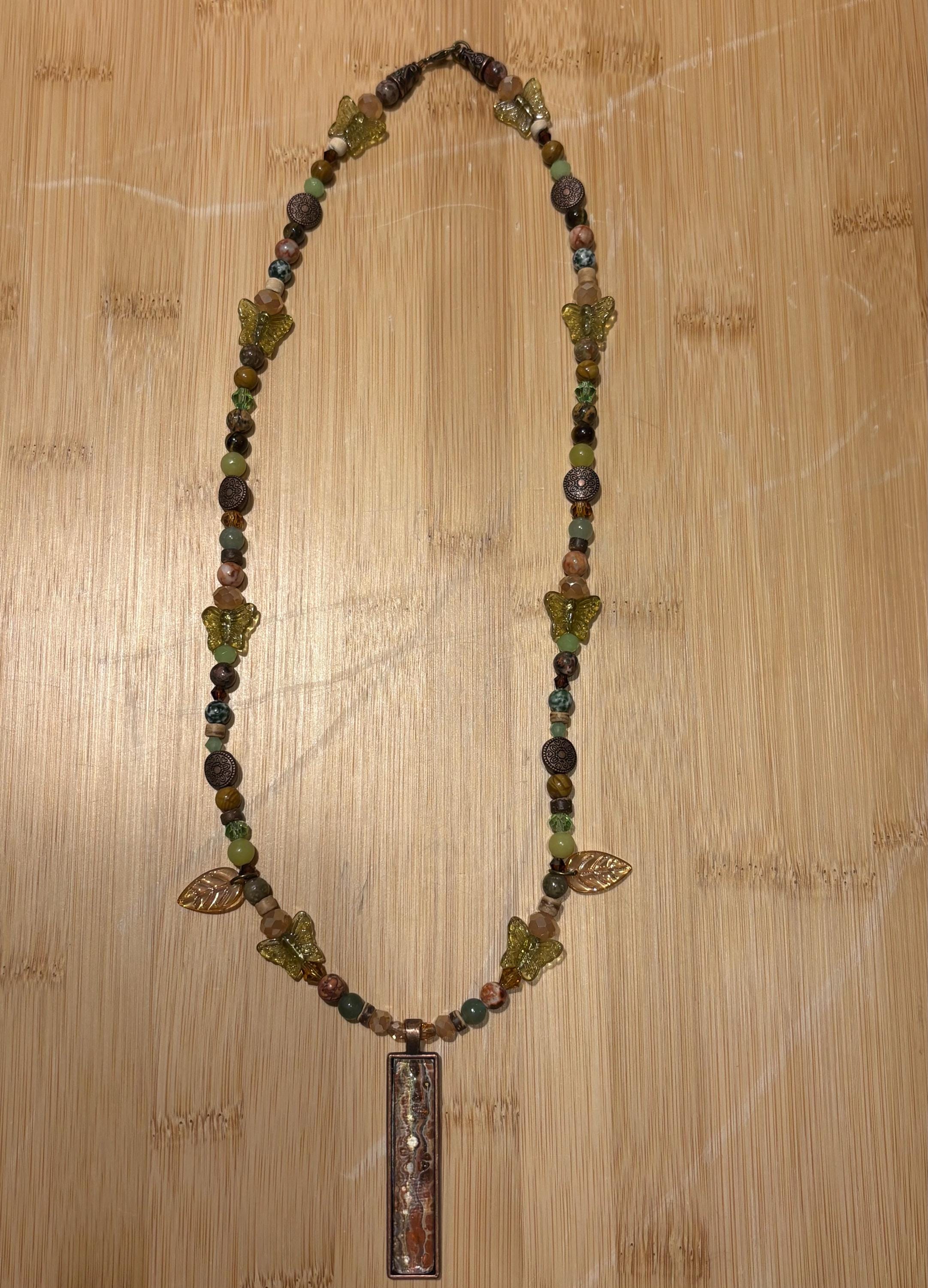 Forest Nymph - Handmade Beaded Necklace