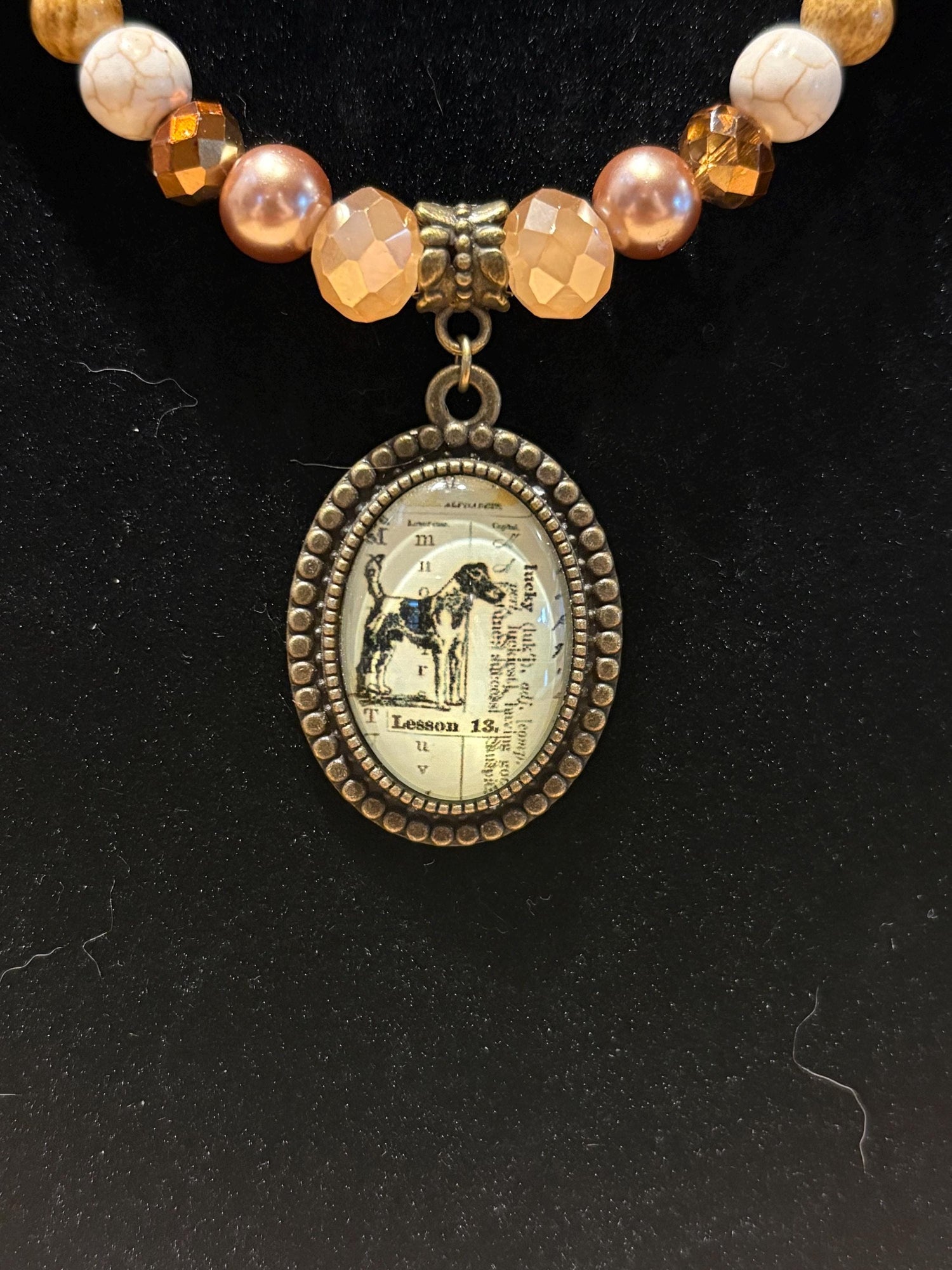 Archivist’s Charm - Handmade Beaded Necklace