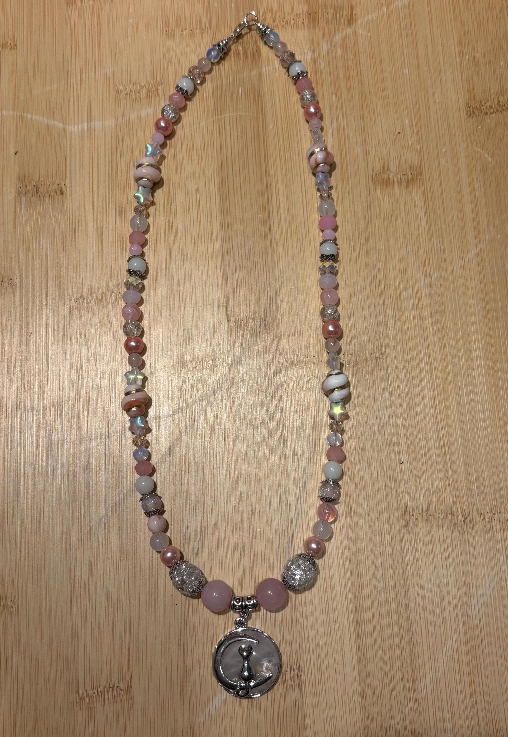 Moonkeeper’s Familiar - Handmade Beaded Necklace