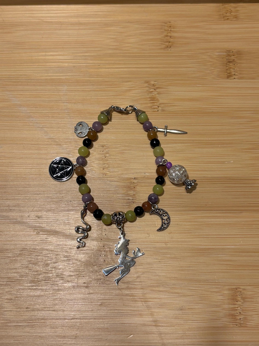 Or A Treat? - Handmade Beaded Charm Bracelet
