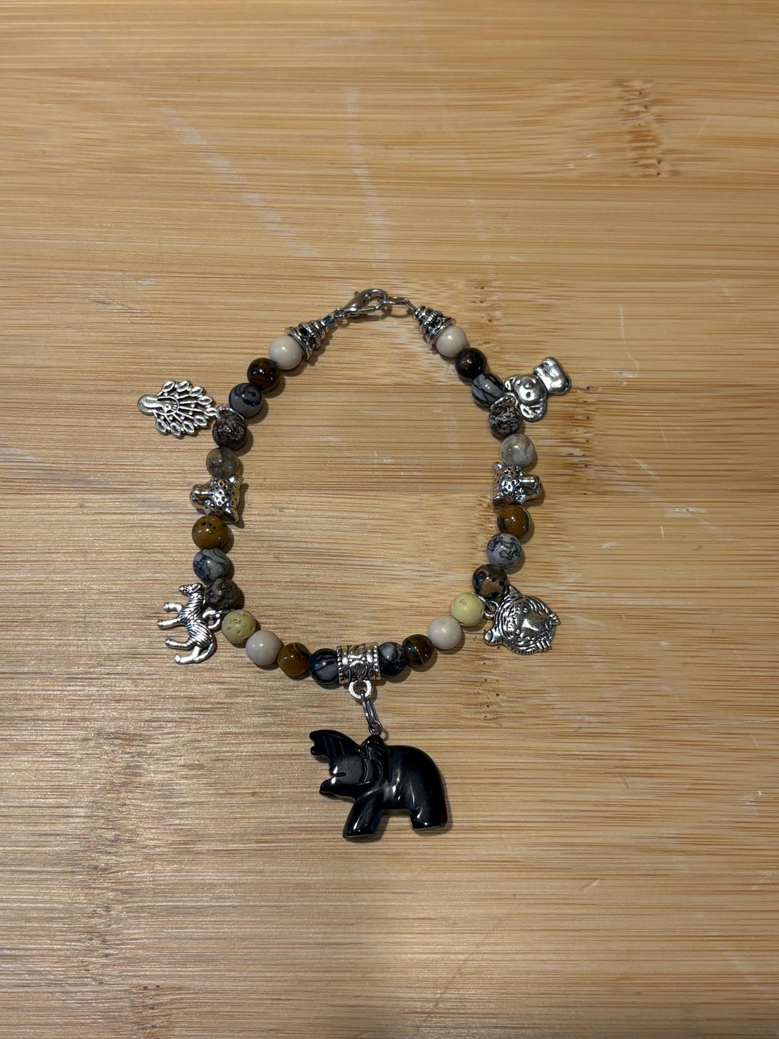 Safari Resort - Handmade Beaded Charm Bracelet