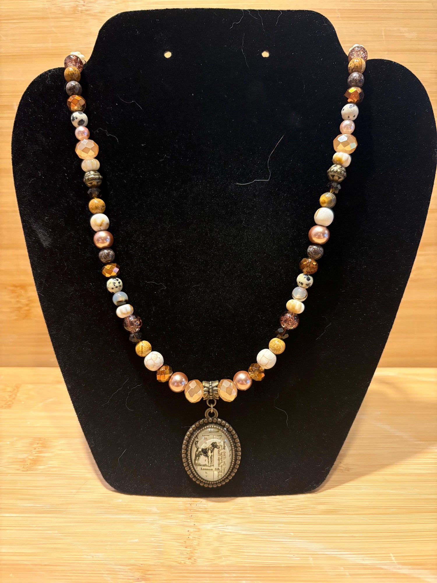 Archivist’s Charm - Handmade Beaded Necklace