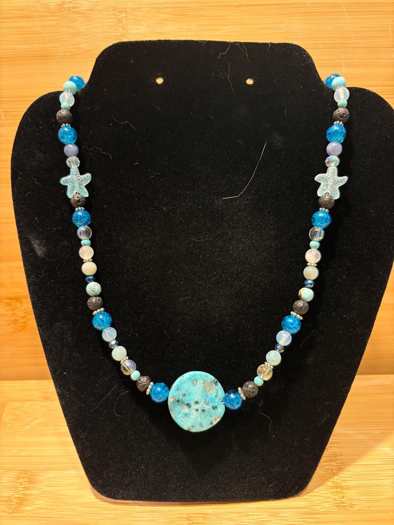 Water Ways - Handmade Beaded Necklace