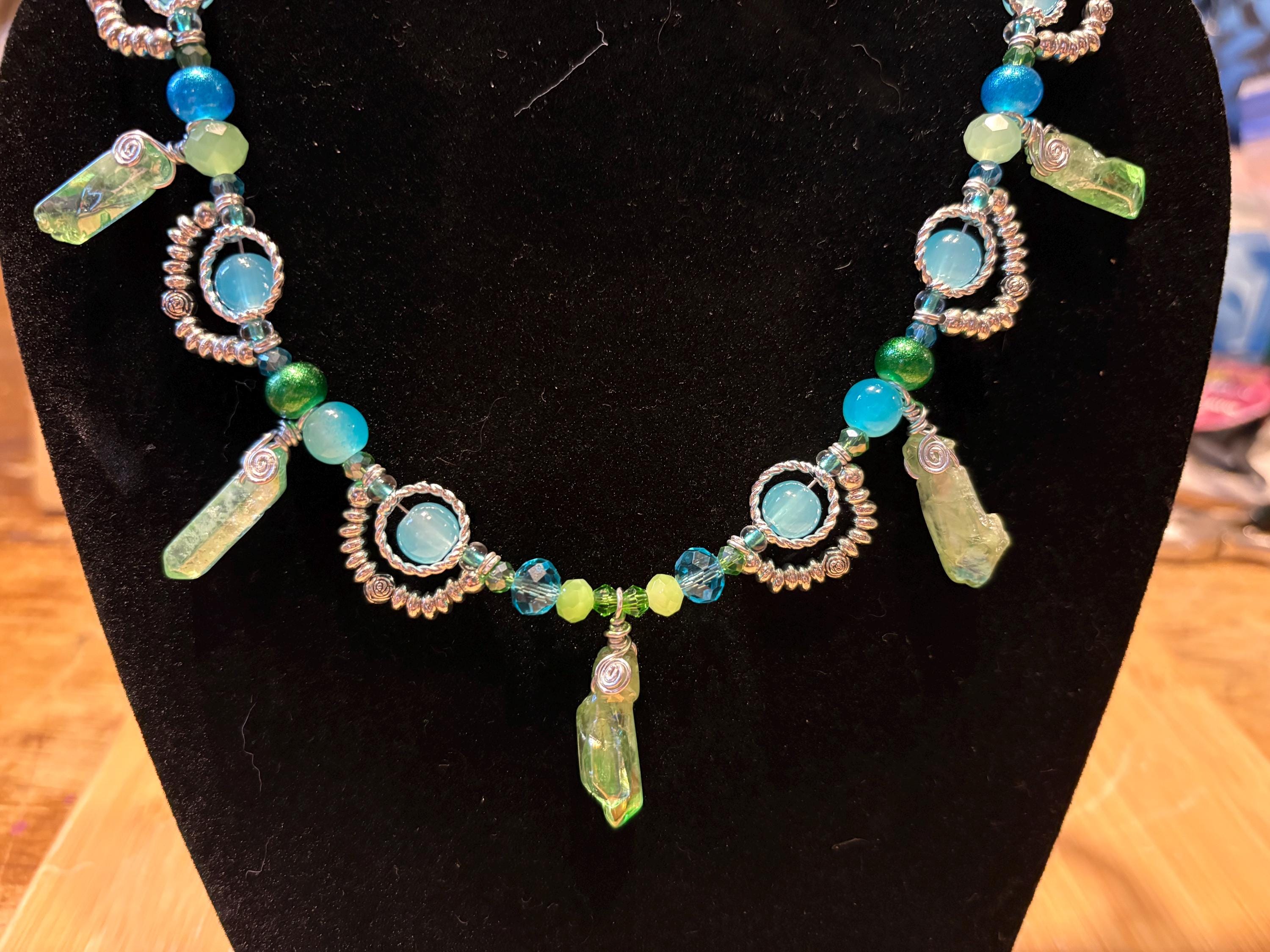 Land &amp; Sea - Handmade Beaded Necklace