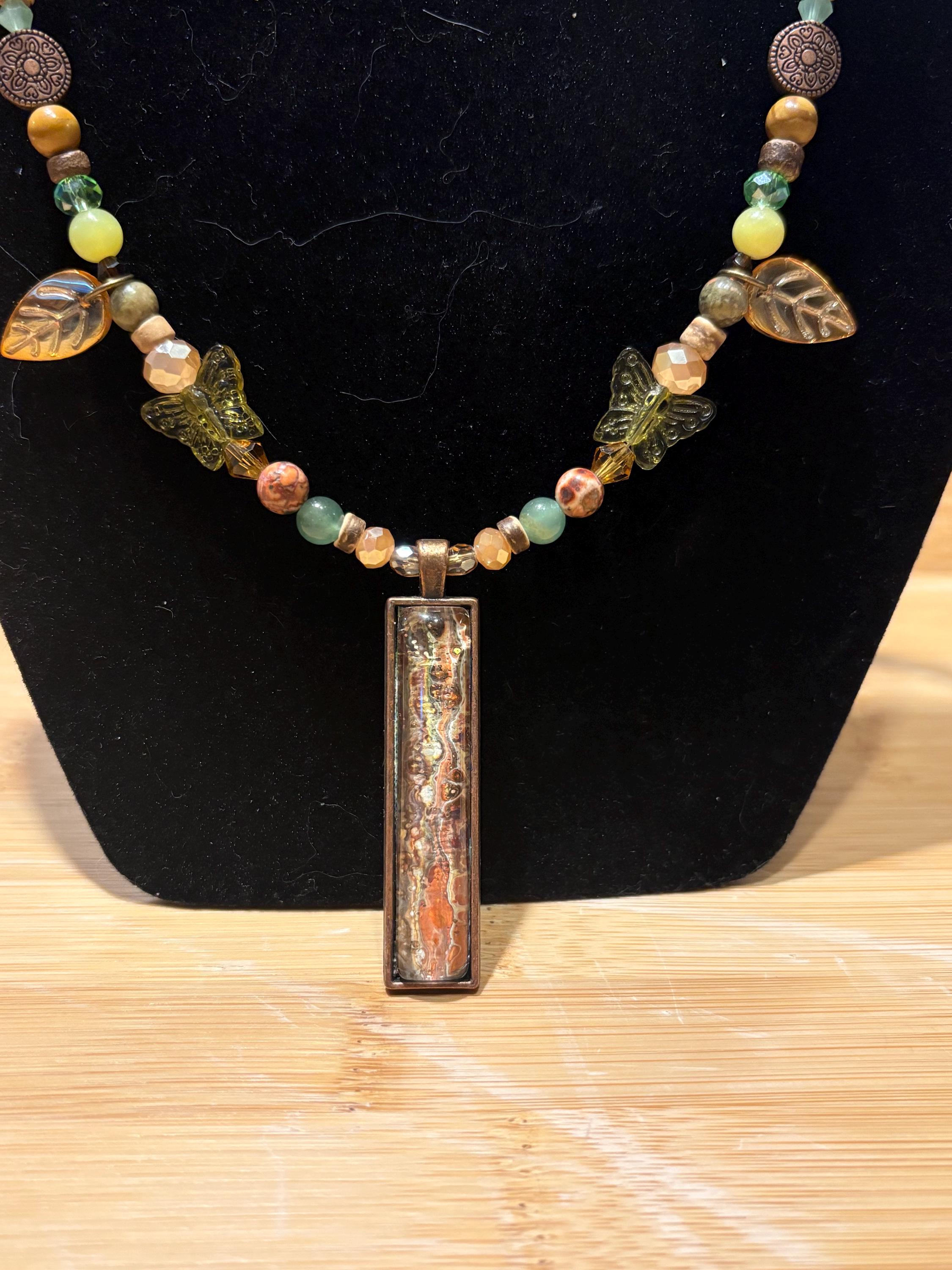 Forest Nymph - Handmade Beaded Necklace