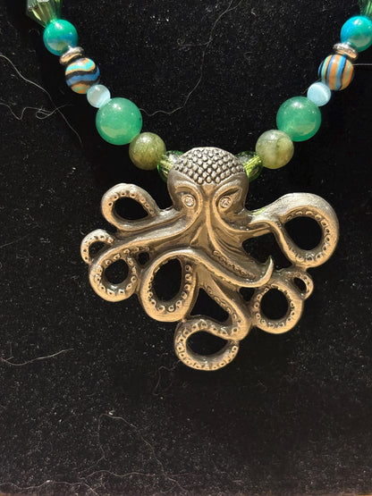 Cthulhu’s Call - Handmade Beaded Necklace