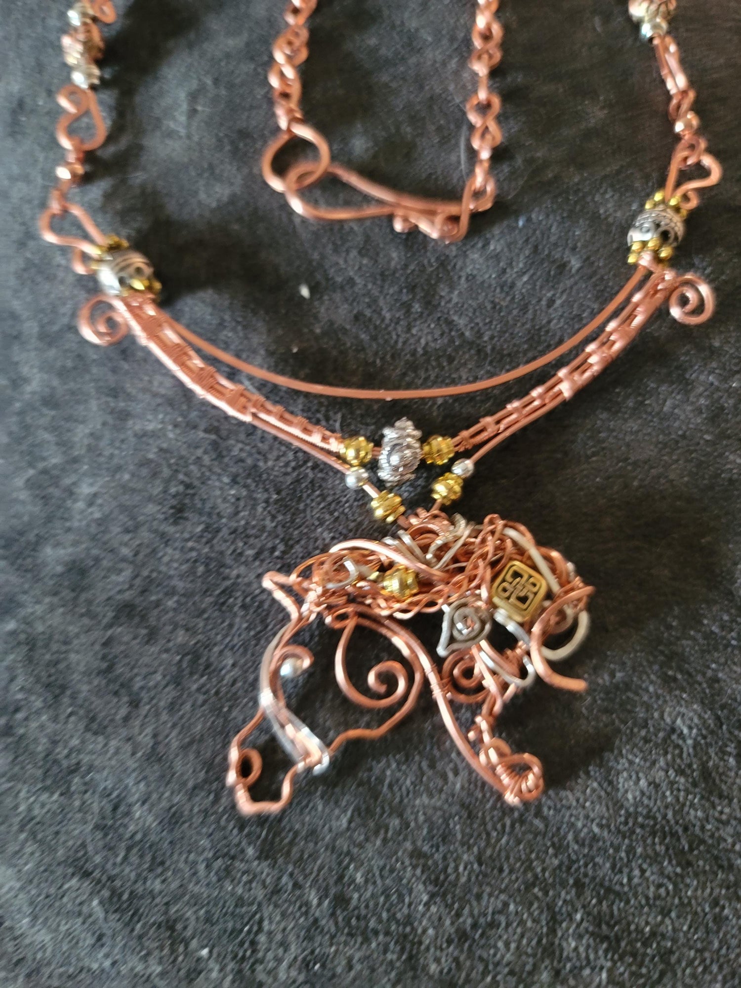 Sterling silver, copper arabian horse necklace,quarter horse pendant, equestrian gifts for trainers, horse gifts for women, unique