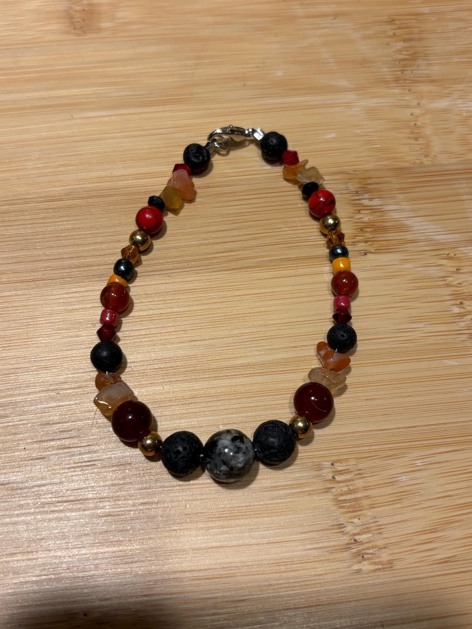 Thru Dragon’s Fire - Handmade Beaded Jewelry Set