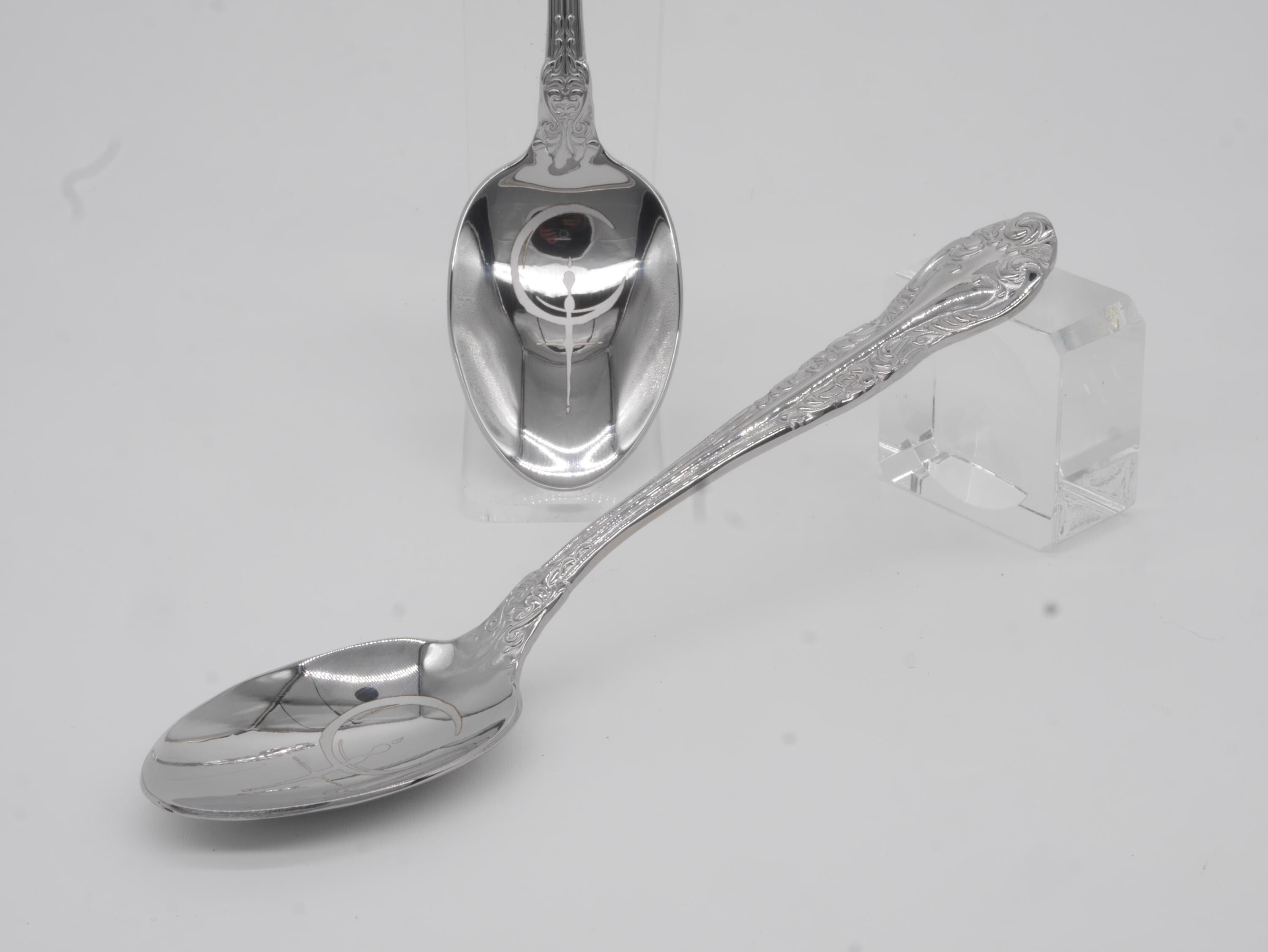 Lilith Witches Teaspoon For Stirring In Intent - Engraved Stainless Steel