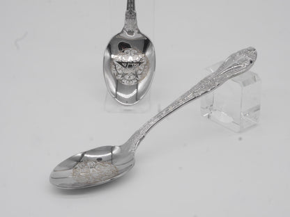 Ornate Pentagram Witches Teaspoon For Stirring In Intent - Engraved Stainless Steel