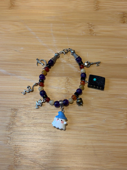 Is It A Trick? - Handmade Beaded Charm Bracelet