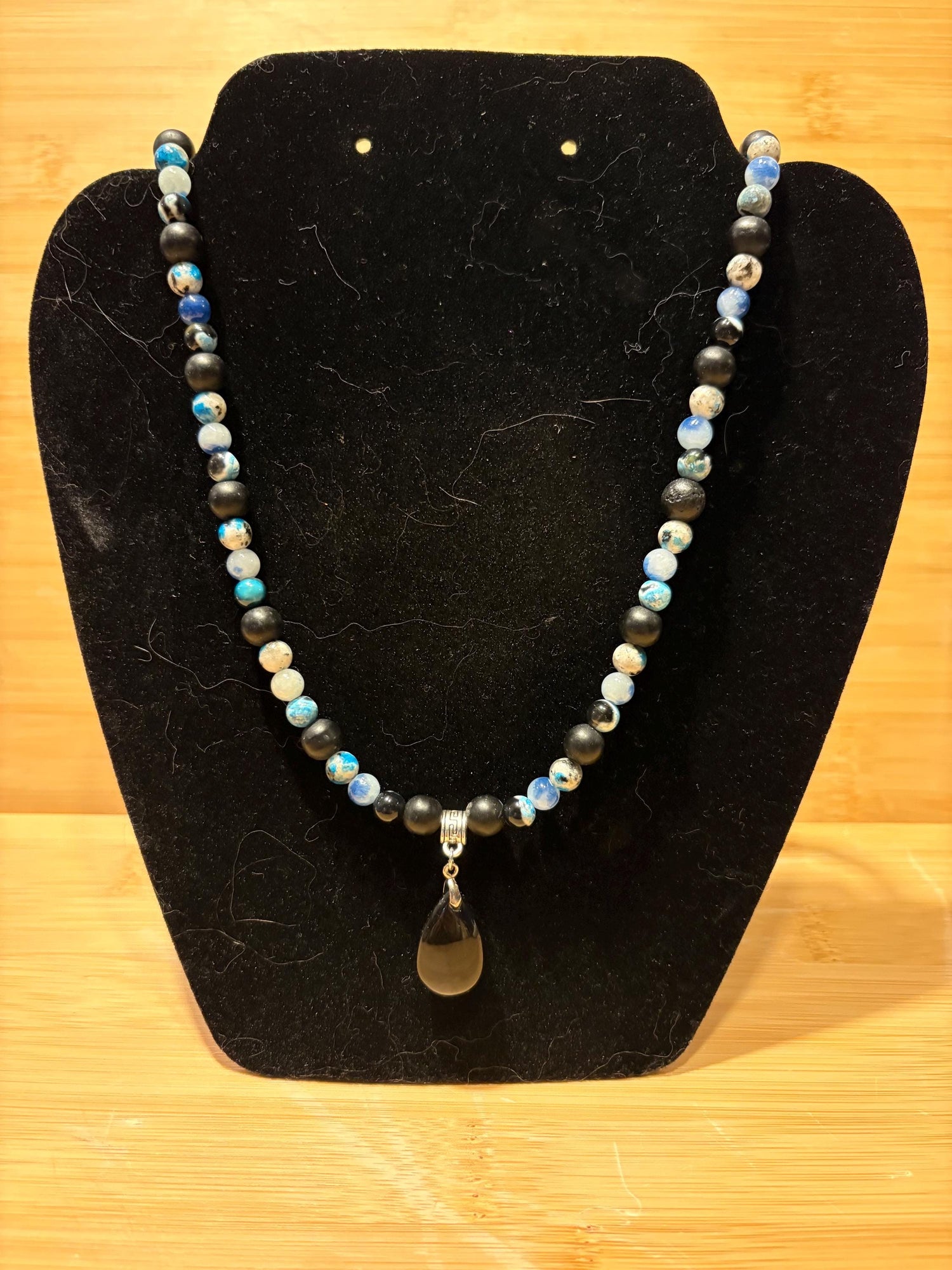 Winters Tear - Handmade Beaded Necklace