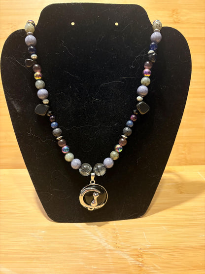 Onyx Night - Handmade Beaded Necklace