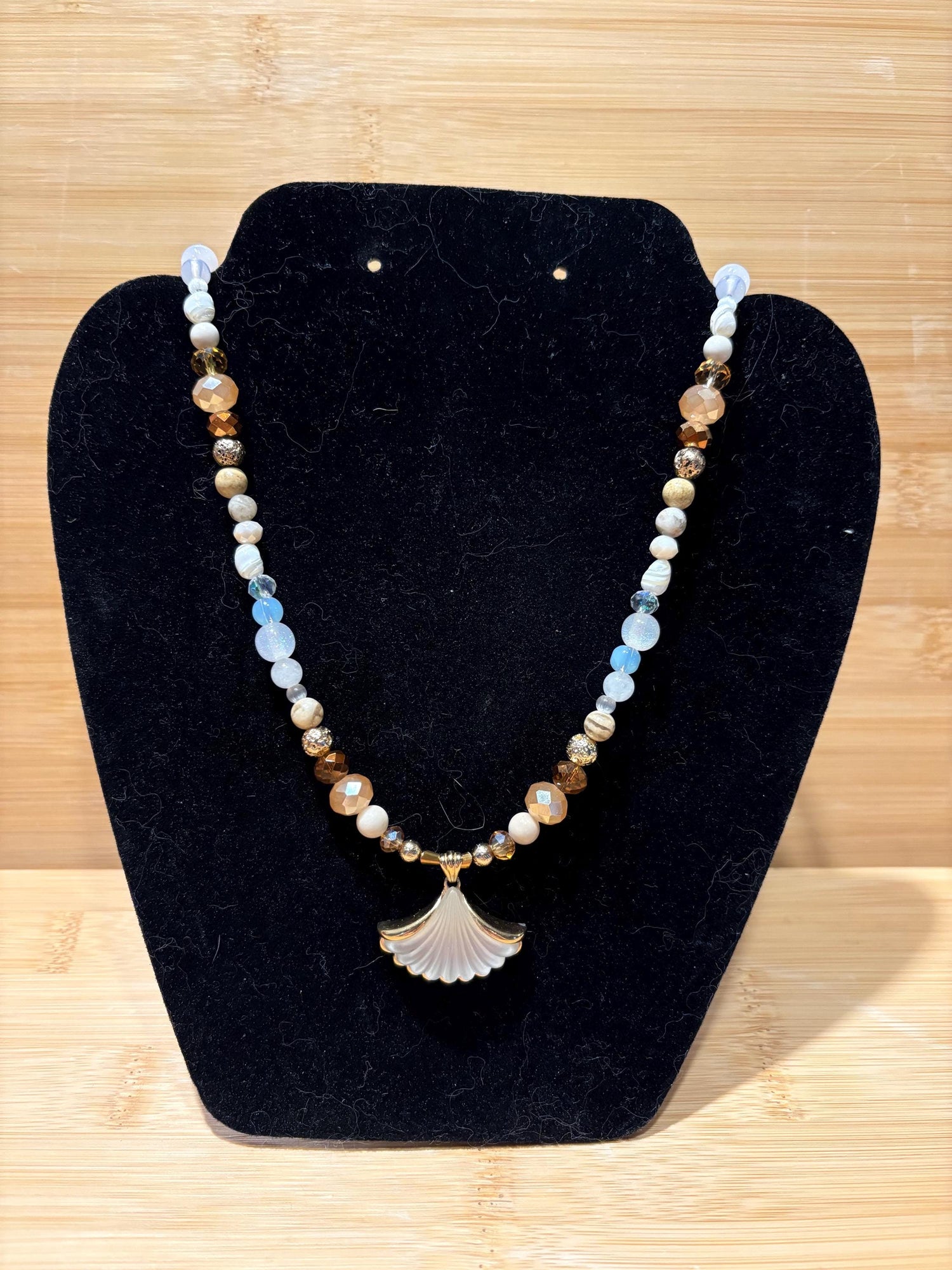 Sacred Shoreline - Handmade Beaded Necklace