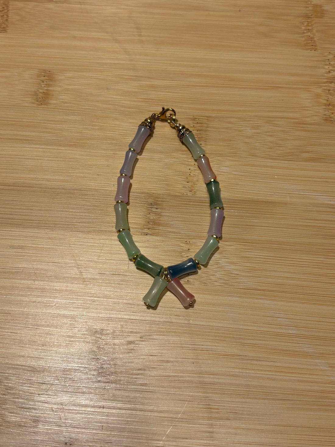 Gentle Bamboo - Handmade Beaded Bracelet