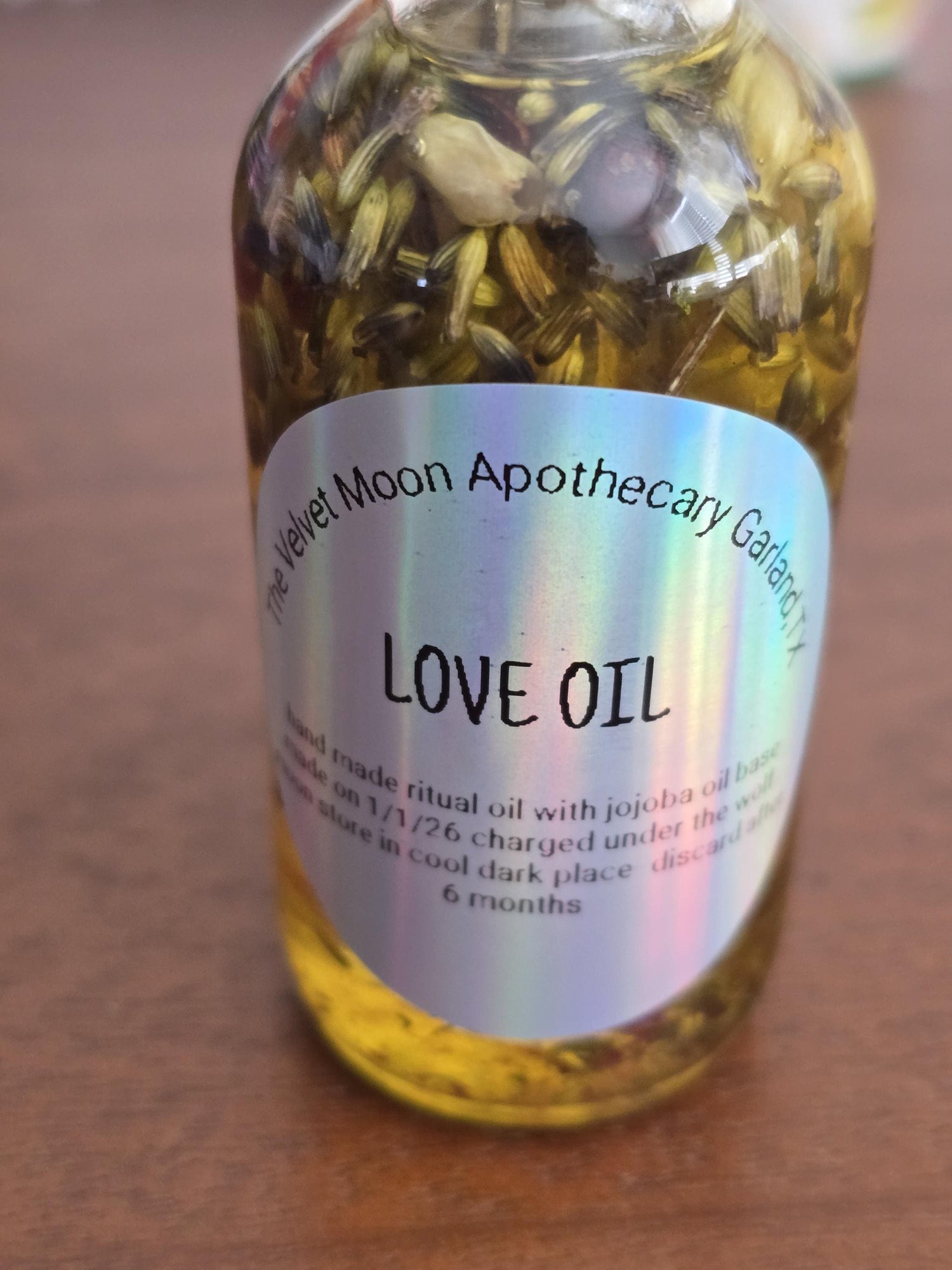 Handcrafted Ritual Oils– Attraction, Romance/  Money, Abundance/Protection Energy