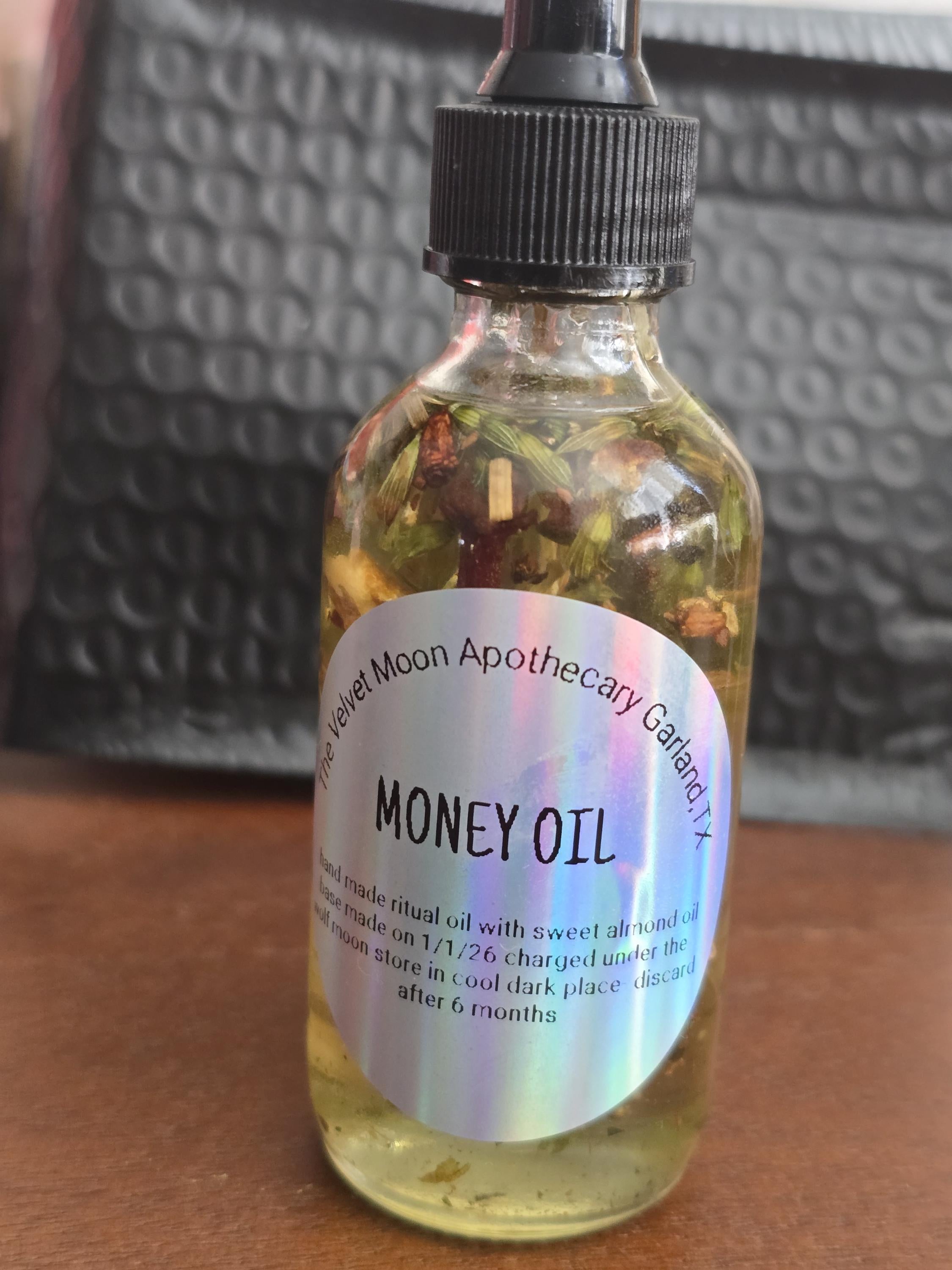 Handcrafted Ritual Oils– Attraction, Romance/  Money, Abundance/Protection Energy