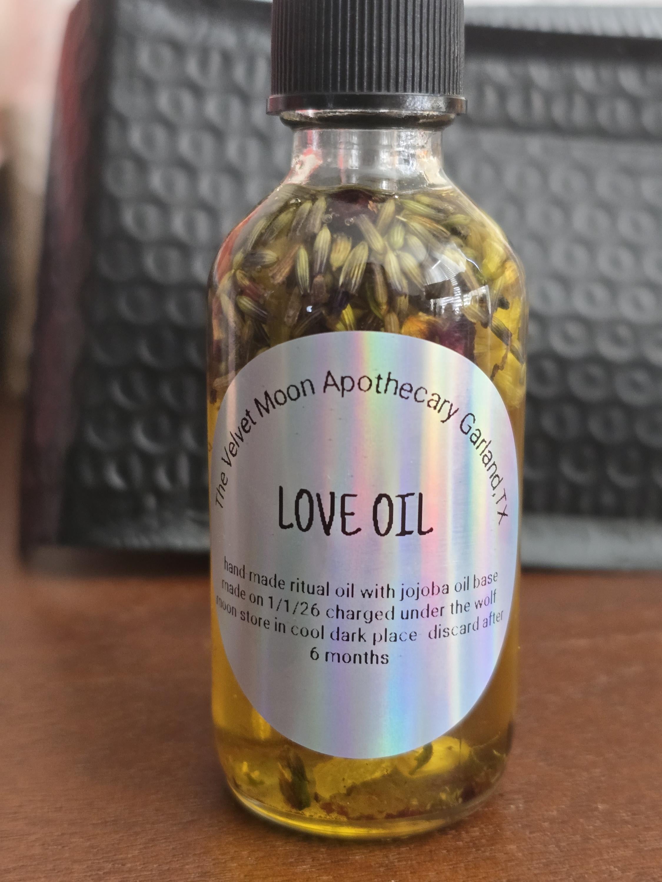 Handcrafted Ritual Oils– Attraction, Romance/  Money, Abundance/Protection Energy